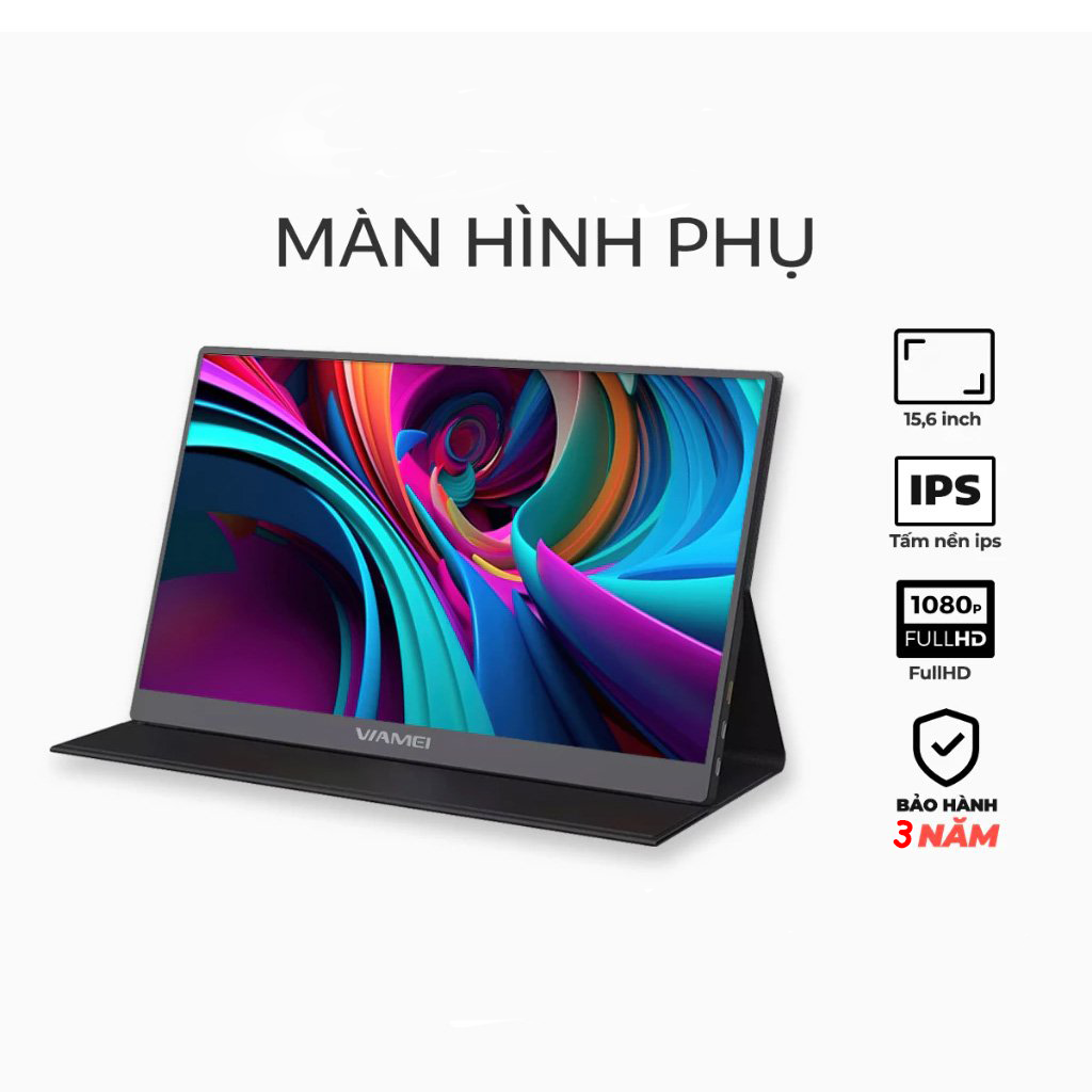 Màn hình di động VIAMEI N4X 15.6 inch FHD IPS Touch Loa (1Wx2), Mini HDMI, USB-C, VESA