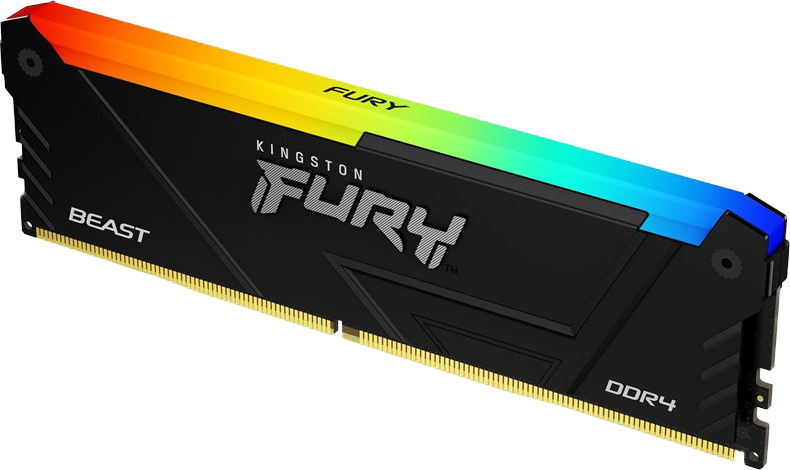 RAM Kingston Fury Beast 1x8GB 3600 DDR4 RGB (KF436C17BB2A/8) | Hàng chính hãng