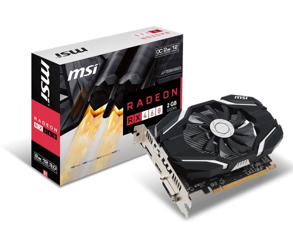 Card màn hình vga MSI RX 460 4G OC
