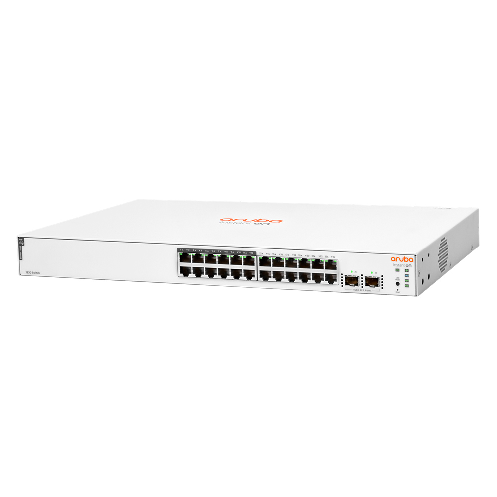 JL813A Aruba Instant On 1830 24G 12p Class4 PoE 2SFP 195W Switch | Hàng chính hãng