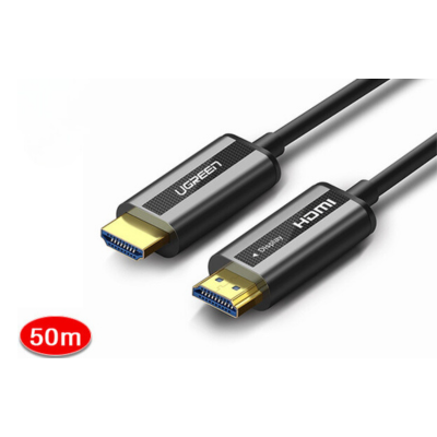 Cáp HDMI 2.0 sợi quang 50m Ugreen 50219 hỗ trợ 4K/60Hz cao cấp | Hàng chính hãng