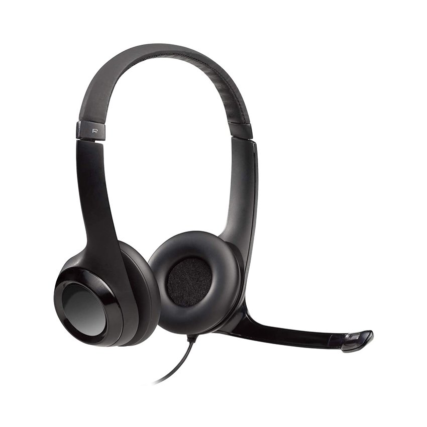 Tai nghe Logitech H390 USB Computer Headset / black 981-000485 | Hàng chính hãng