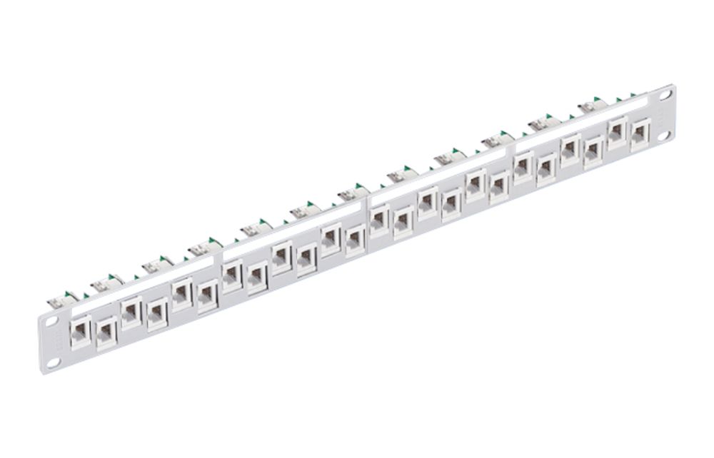 Patch Panel 19" 1U Cat.5e 24xRJ45 BASIC