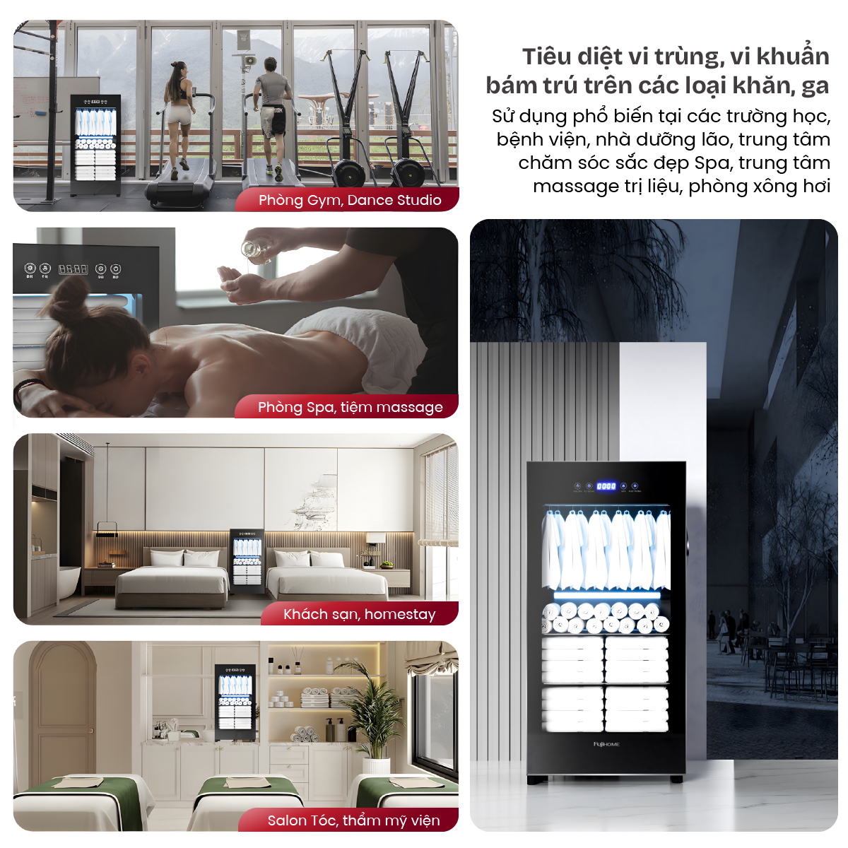 Fujihome SD128 – tủ sấy giày dép cỡ lớn 128L cho cả nhà, khử mùi UV Ozone