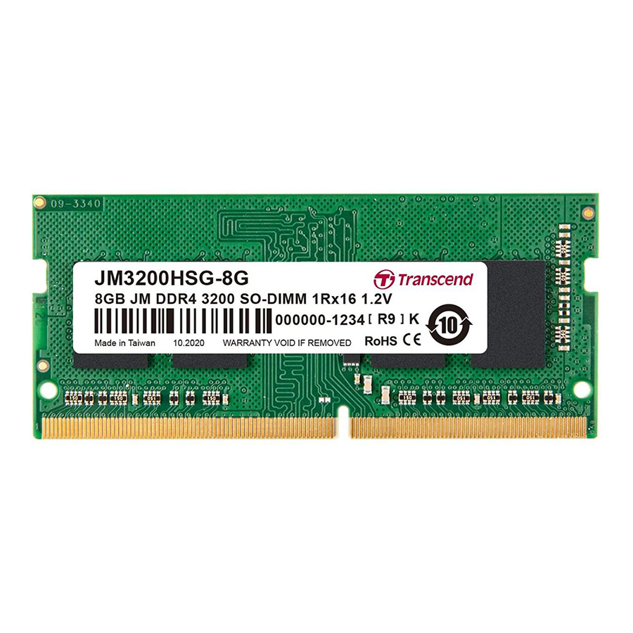 Ram Laptop Transcend JetRam JM DDR4 8GB 3200MHz 1.2v JM3200HSG-8G | Hàng chính hãng