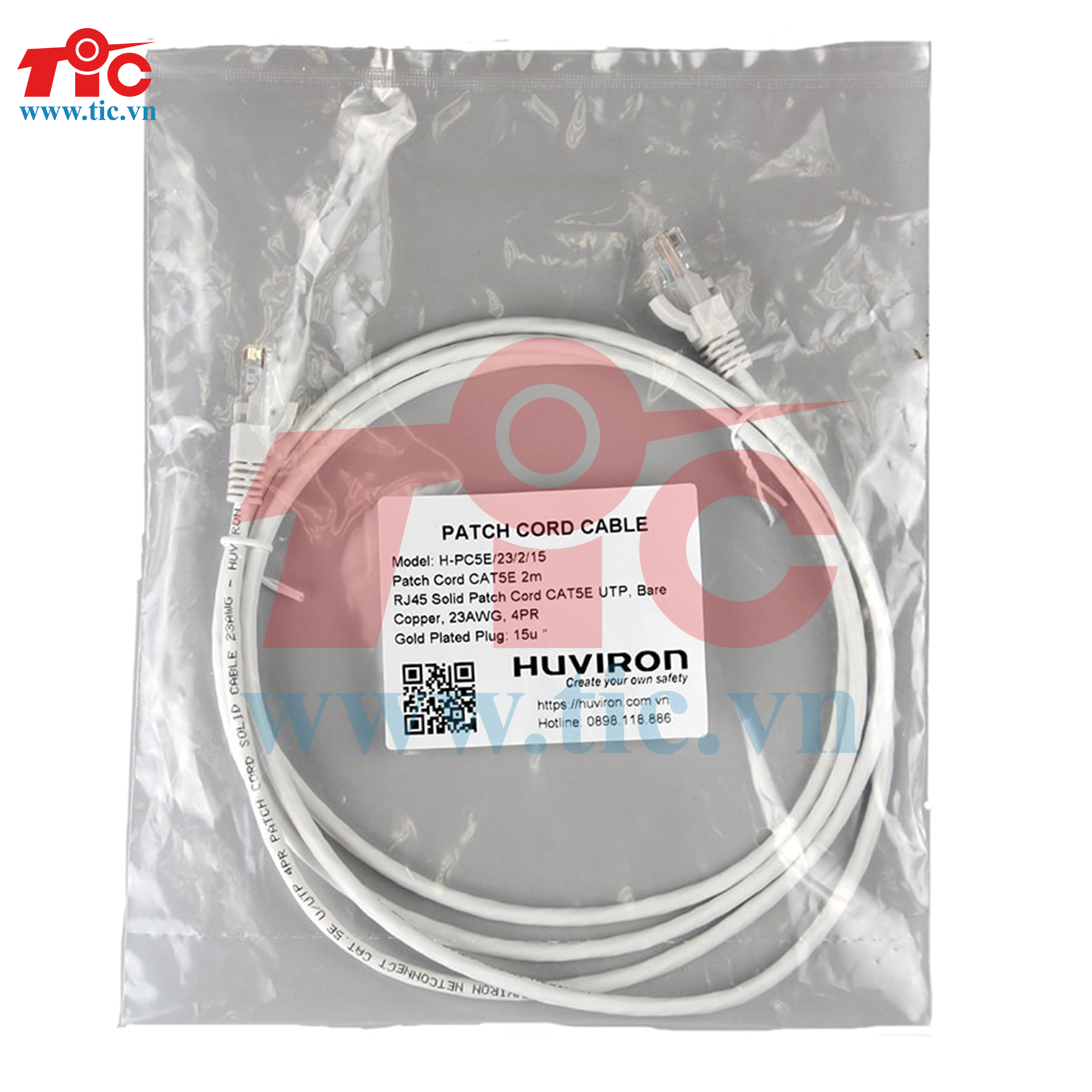 DÂY NHẢY MẠNG HUVIRON CAT5E H-PC5E/23/2/15