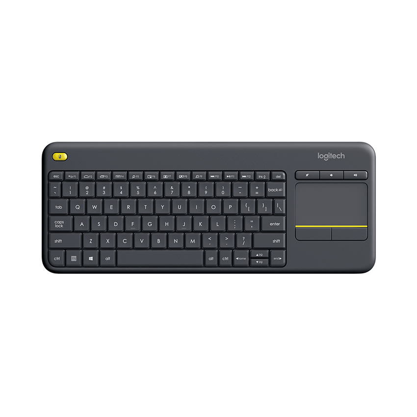 Bàn phím không dây Logitech K400 Plus (Đen) 920-007165 | Hàng chính hãng
