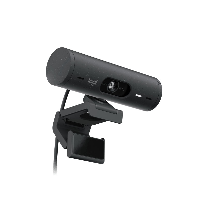 Webcam máy tính Logitech Brio 500 Black 960-001423 | Hàng chính hãng