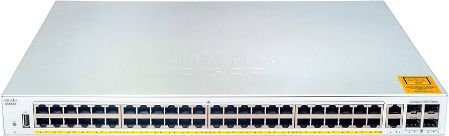 Switch Cisco C1000-48P-4G-L Catalyst 1000 48 Ports PoE+ 370W, 4 SFP Uplink | Hàng chính hãng