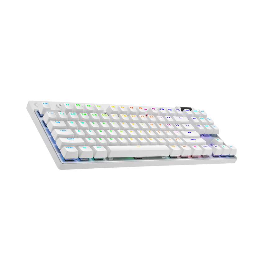 Bàn phím Gaming không dây Logitech Pro X TKL Lightspeed Màu Trắng Tactile Switch _ 920-012149 | Hàng chính hãng