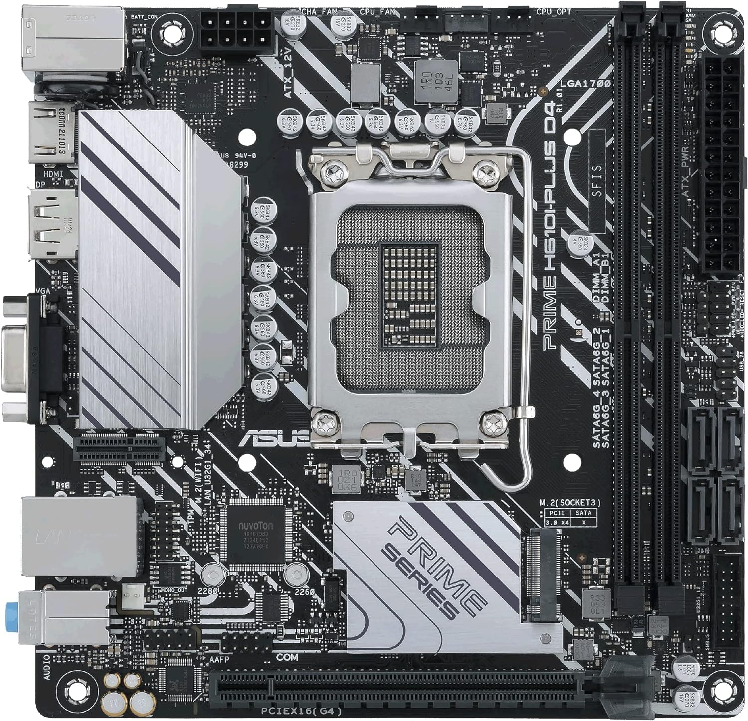 Mainboard ASROCK Z490M-ITX/ac (Intel Z490, Socket 1200, Mini-ITX, 2 khe Ram DDR4)