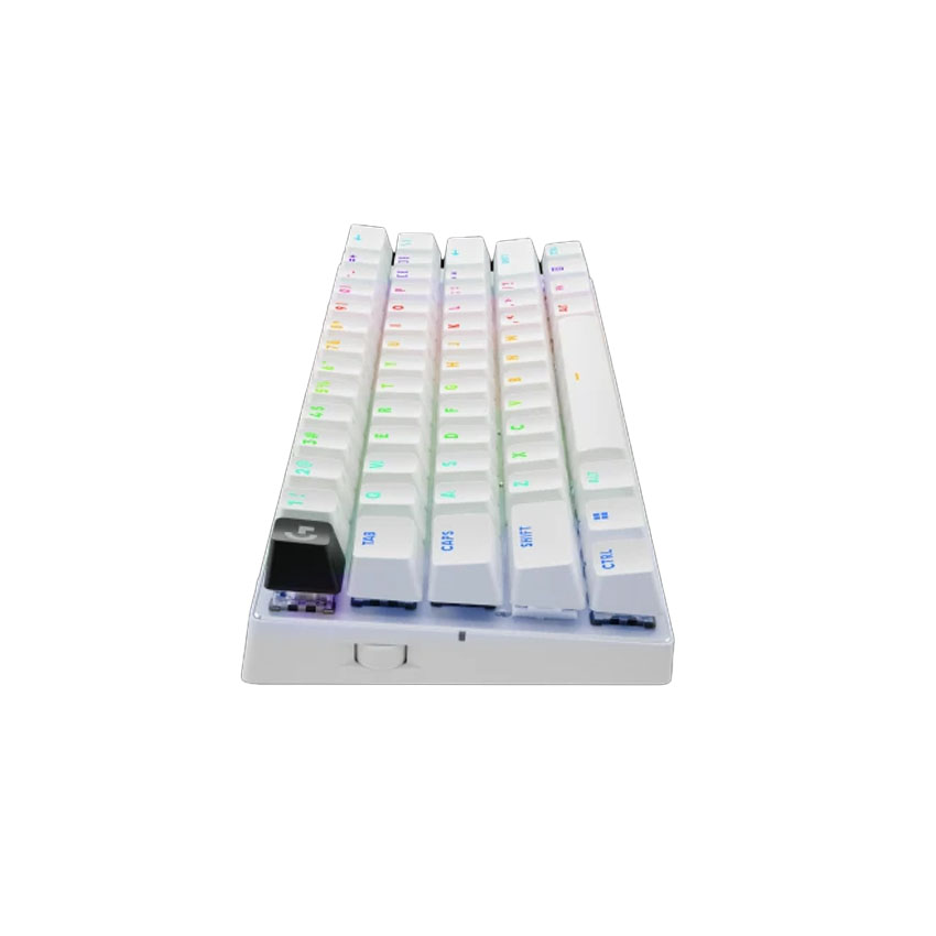 Bàn phím cơ Logitech Pro X 60 Lightspeed Wireless White (Wireless 2.4Ghz/Bluetooth/USB/GX Optical Tactile/RGB)_920-011935 | Hàng chính hãng