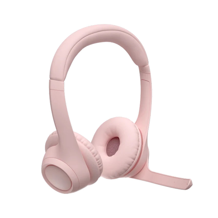 Tai nghe không dây Logitech Zone 300 Rose (Bluetooth 5.3/Hồng)_981-001413 | Hàng chính hãng