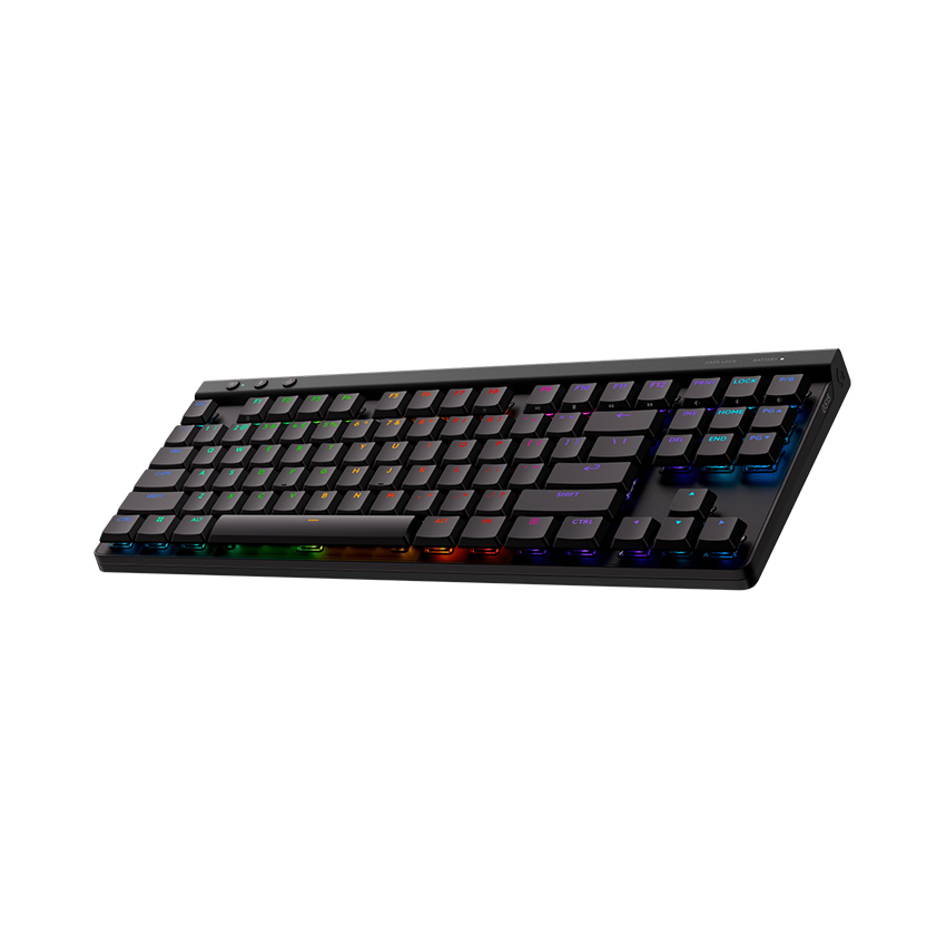 Bàn phím cơ Logitech G515 LightSpeed TKL Wireless Black_920-012580 | Hàng chính hãng