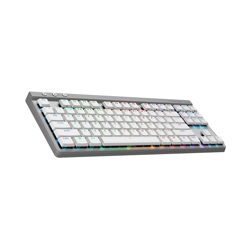 Bàn phím cơ Logitech G515 LightSpeed TKL Wireless White_920-012581 | Hàng chính hãng