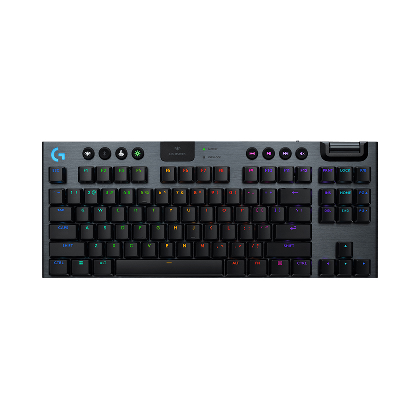 Bàn phím cơ không dây Logitech G915 X TKL Lightspeed (Wireless/Rgb/Tactile/Đen)_920-012726 | Hàng chính hãng