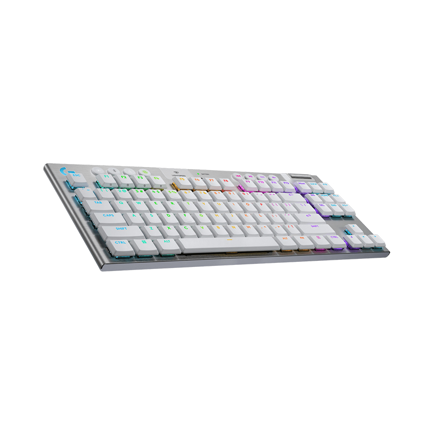 Bàn phím cơ không dây Logitech G915 X TKL Lightspeed (Wireless/Rgb/Tactile/Trắng)_920-012738 | Hàng chính hãng