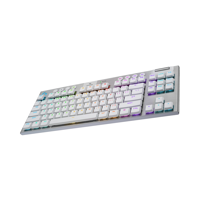 Bàn phím cơ không dây Logitech G915 X TKL Lightspeed (Wireless/Rgb/Tactile/Trắng)_920-012738 | Hàng chính hãng