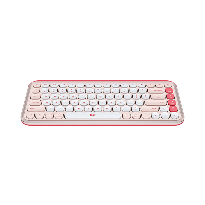 Bàn phím cơ không dây Logitech POP ICON Keys màu Hồng - 920-013085 | Hàng chính hãng