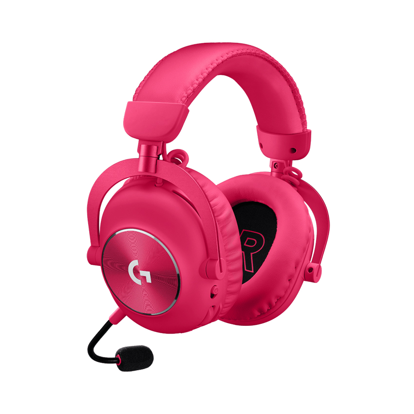 Tai nghe chơi game không dây Logitech PRO X 2 LIGHTSPEED Hồng (981-001276) | Hàng chính hãng