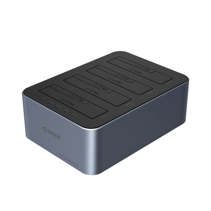 Đế ổ cứng (Docking) 4 khe cắm TypeC USB 3.2 Gen1 - 6646C3-C-EU-GY-BP | Hàng chính hãng