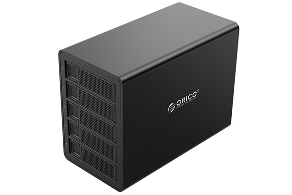 Hộp ổ cứng 3.5" 5 khe cắm SATA 3 USB 3.0 Type B - 3559U3-BK | Hàng chính hãng