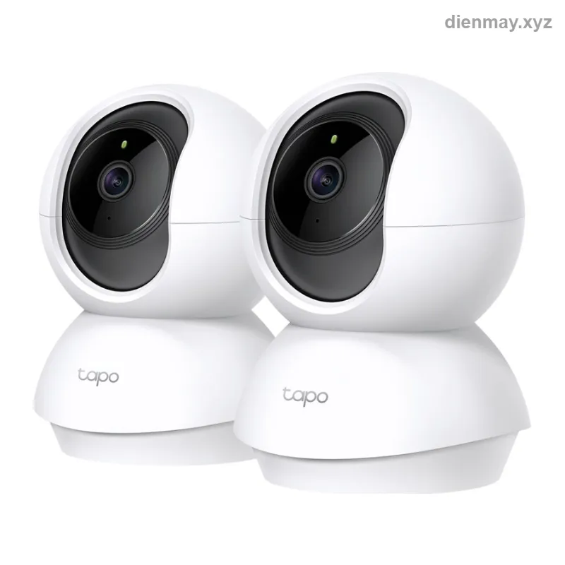 Bộ 2 camera Wi-Fi quay/quét Tapo C200P2 1080p trong nhà - Gia đình nhiều phòng cần lắp nhiều camera trong nhà
