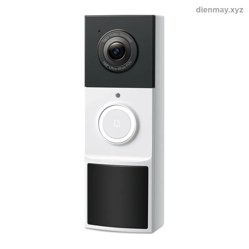 Bộ chuông cửa camera video thông minh Tapo D210 2K 3MP - Nhà ở, căn hộ cần chuông cửa có camera và chuông báo trong nhà