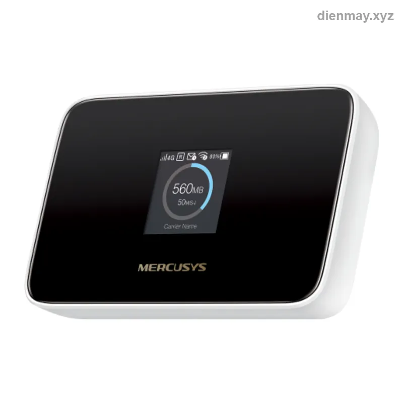 Bộ phát Wi-Fi di động 4G LTE Wi-Fi 6 Mercusys MT115 150Mbps - Người đi công tác, du lịch cần Wi-Fi 6 di động
