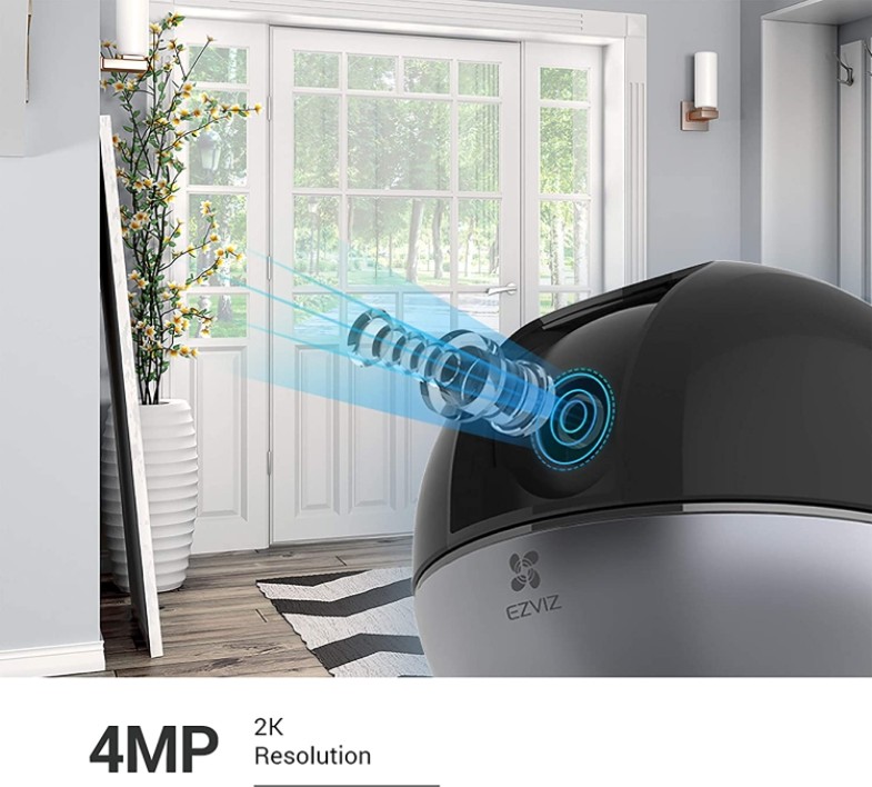 Camera quay quét WiFi Ezviz C6W - Tích hợp AI | Hàng chính hãng