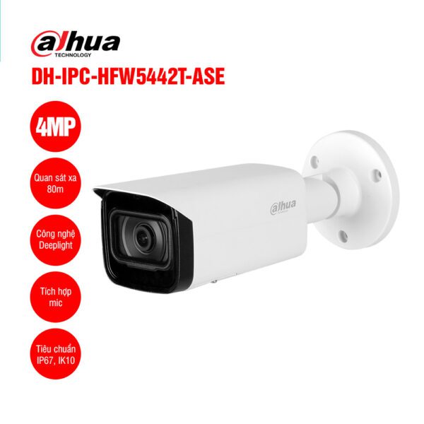 Camera IP 4MP DAHUA DH-IPC-HFW5442T-ASE | Hàng chính hãng