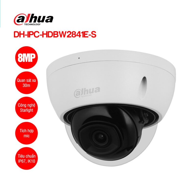 Camera IP 8MP DAHUA DH-IPC-HDBW2841E-S | Hàng chính hãng