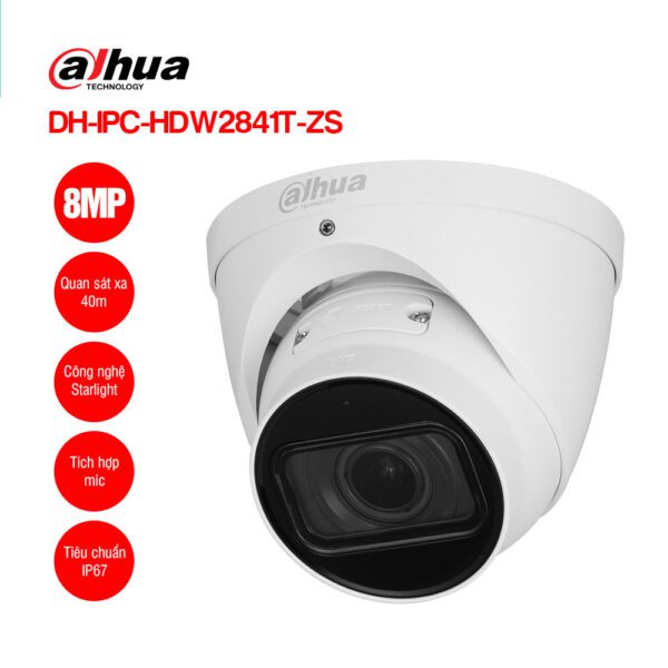 Camera IP 8MP DAHUA DH-IPC-HDW2841T-ZS | Hàng chính hãng
