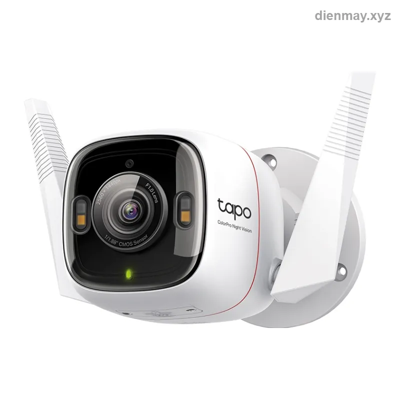 Camera Wi-Fi an ninh ngoài trời Tapo C325WB 2K QHD màu ban đêm - Sân vườn, cổng nhà, cửa hàng cần camera ngoài trời quan sát màu ban đêm