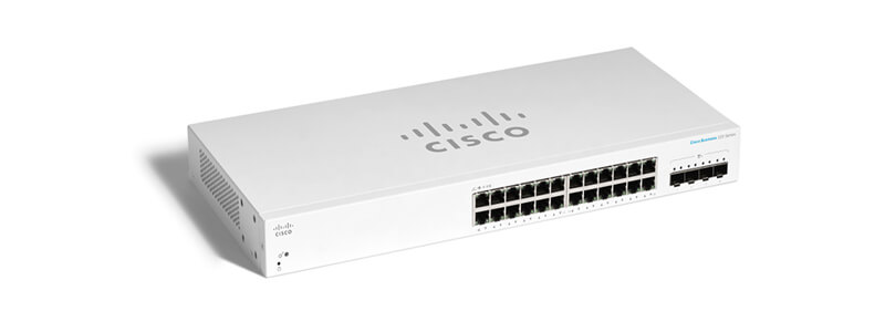 Thiết bị chuyển mạch Switch Cisco CBS220-24P-4G-EU | Hàng chính hãng