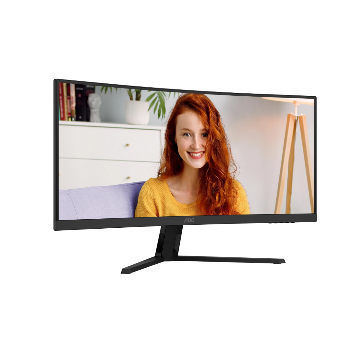 Màn hình AOC CU34B3E/71 cong 34 inch ultrawide 120Hz cho nhà và văn phòng