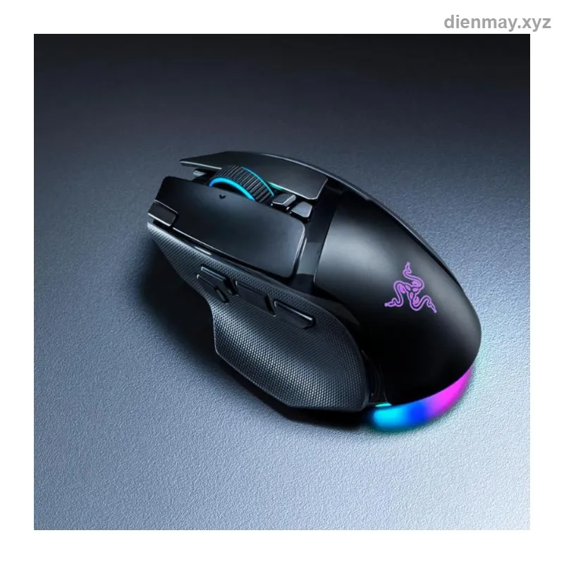 Chuột Razer Basilisk V4 Pro Đen Không Dây Sạc Pin - 14 Nút Tiện Lợi
