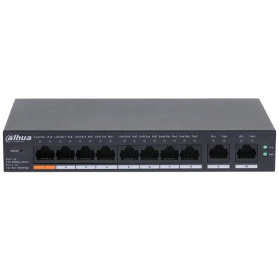 Switch PoE Cloud 10 port với 8 port PoE Dahua DH-CS4010-8ET-60 | Hàng chính hãng