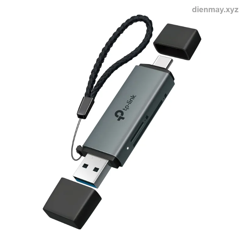 Đầu đọc thẻ USB 3.0 Type-C/Type-A sang SD và microSD TP-Link UA430D - Nhiếp ảnh gia, người làm video cần chép dữ liệu từ thẻ nhớ nhanh