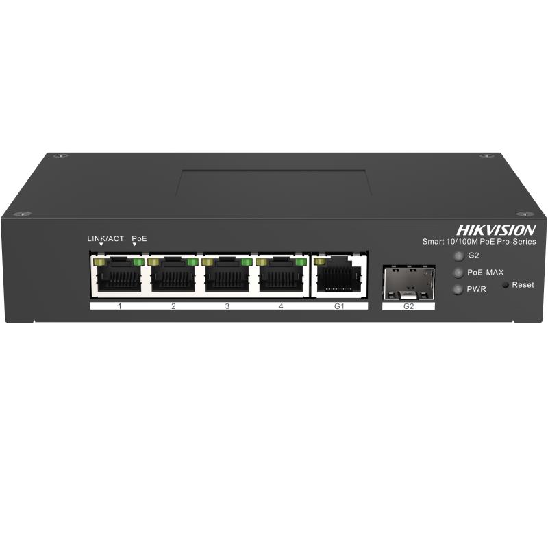 Thiết bị mạng Fast Ethernet Smart Harsh PoE Switch HIKVISION DS-3T1306P-SI/HS | Hàng chính hãng