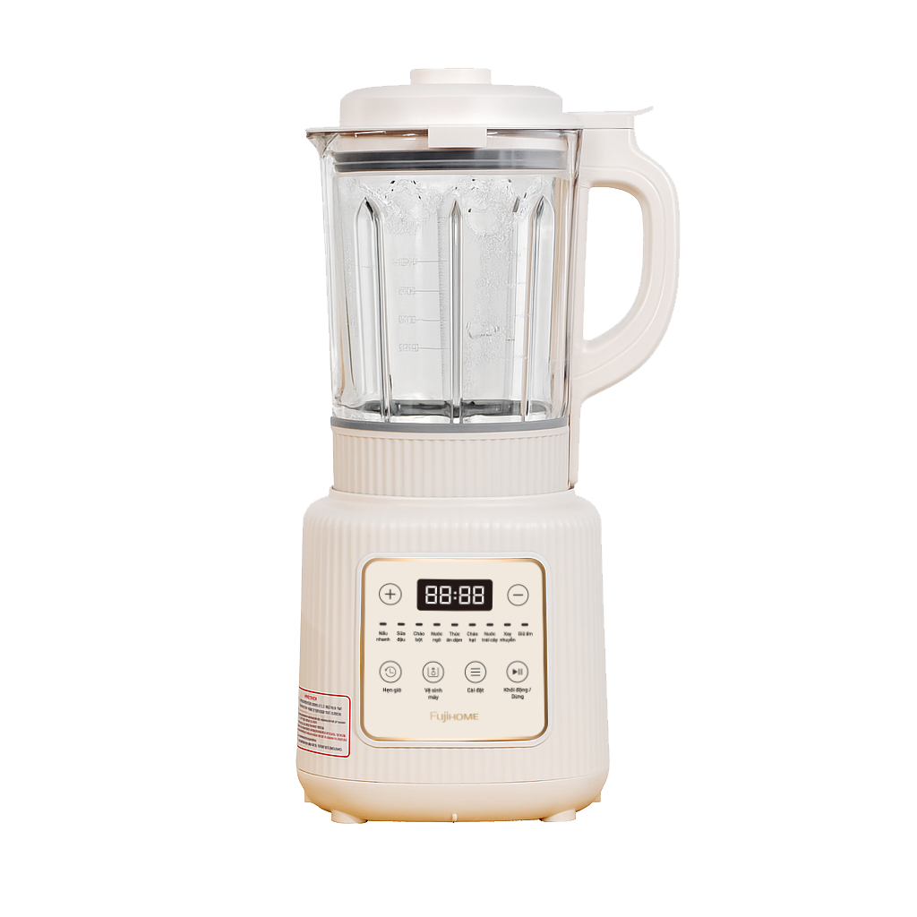 Máy làm sữa hạt Fujihome SM01A cối thủy tinh 1,75 lít cho nhà đông người