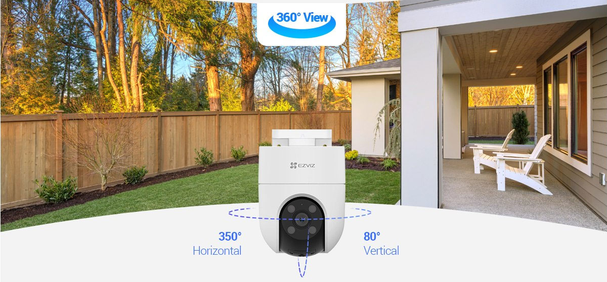 Camera quay quét wifi Ezviz H8C | Hàng chính hãng