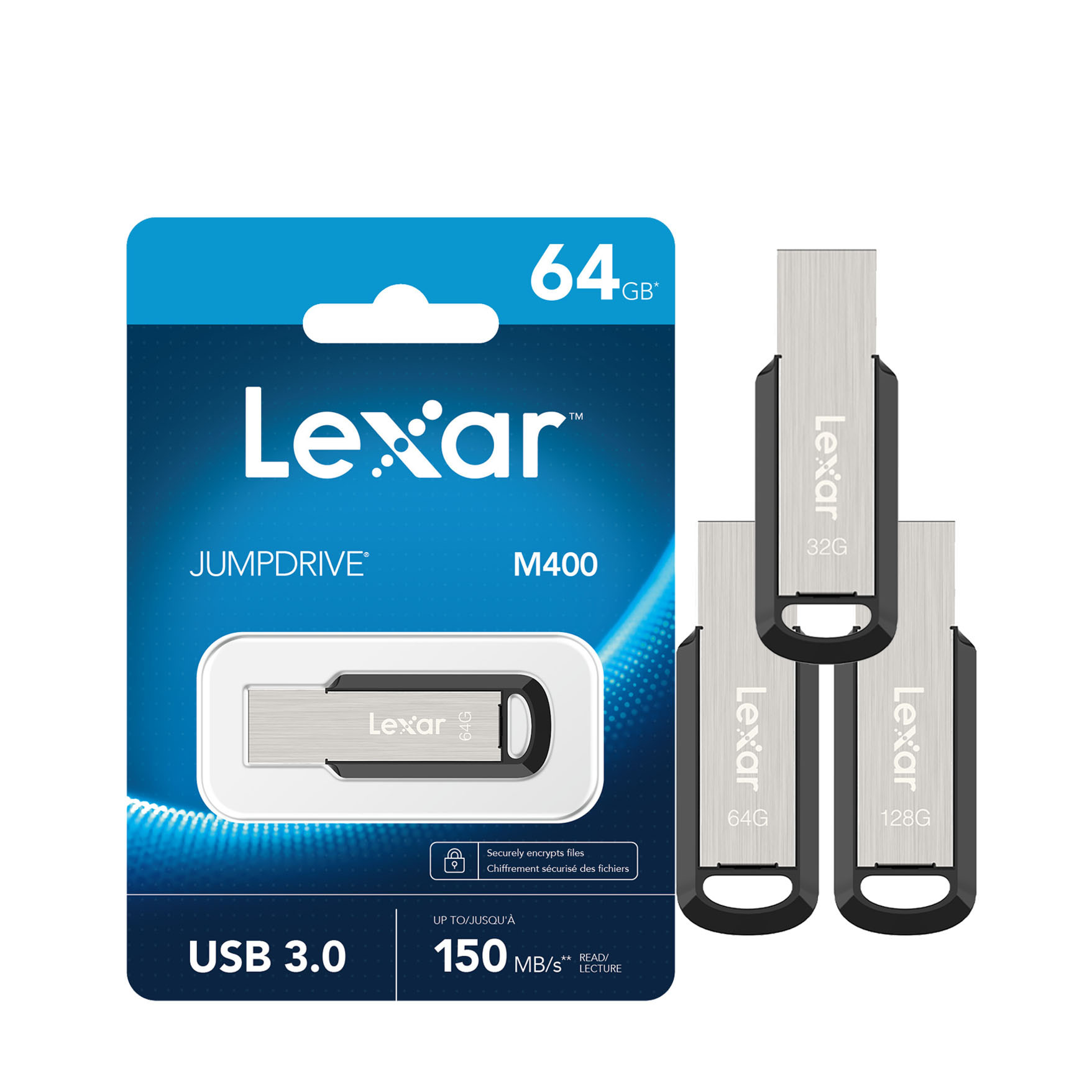 USB Lexar® JumpDrive® M400 128GB | Hàng chính hãng