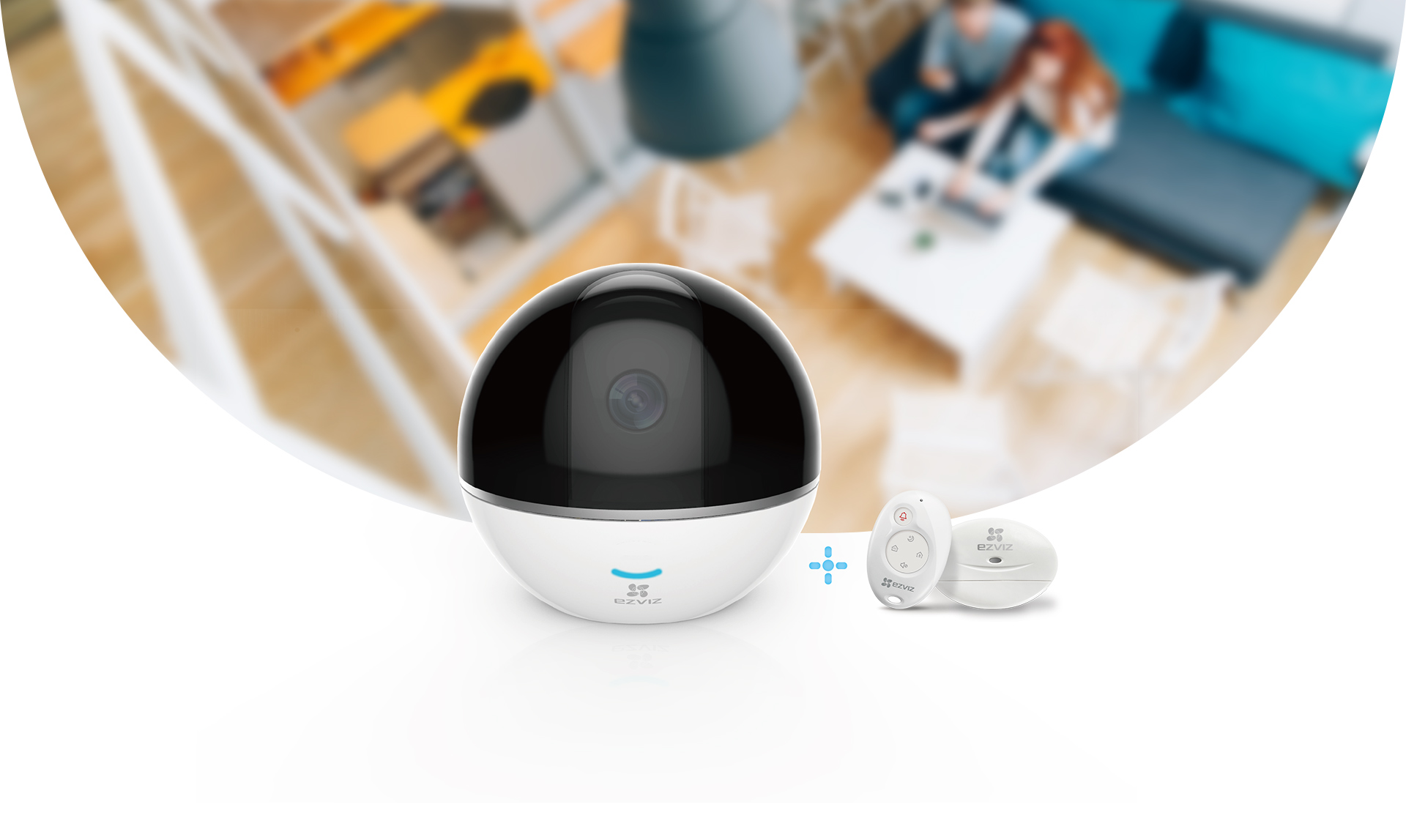 Camera wifi quay quét đa năng Ezviz C6T with RF  2 MegaPixel - Hỗ trợ theo dõi chuyển động thông minh | Hàng chính hãng