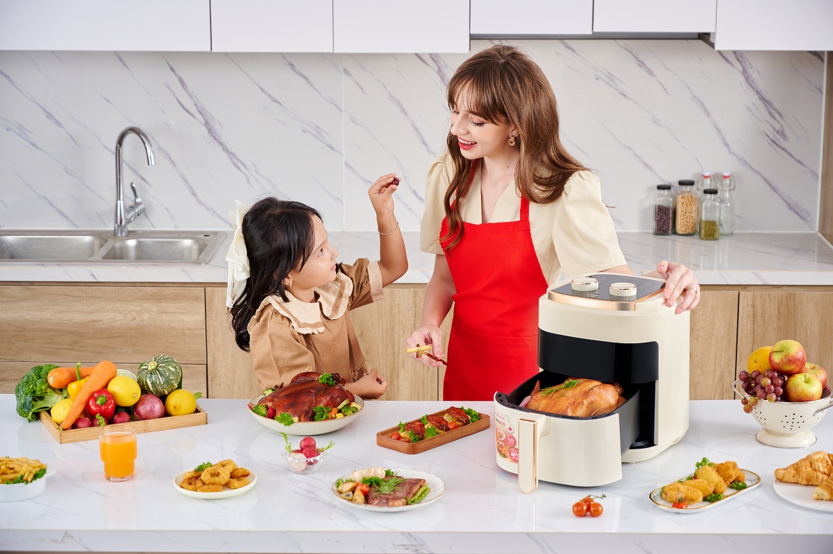 Fujihome A5GW – nồi chiên không dầu 5,5 lít vừa vặn cho gia đình 4–6 người