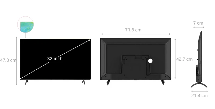 Smart Google TiVi 32 inch Coocaa 32Z73 | Hàng chính hãng