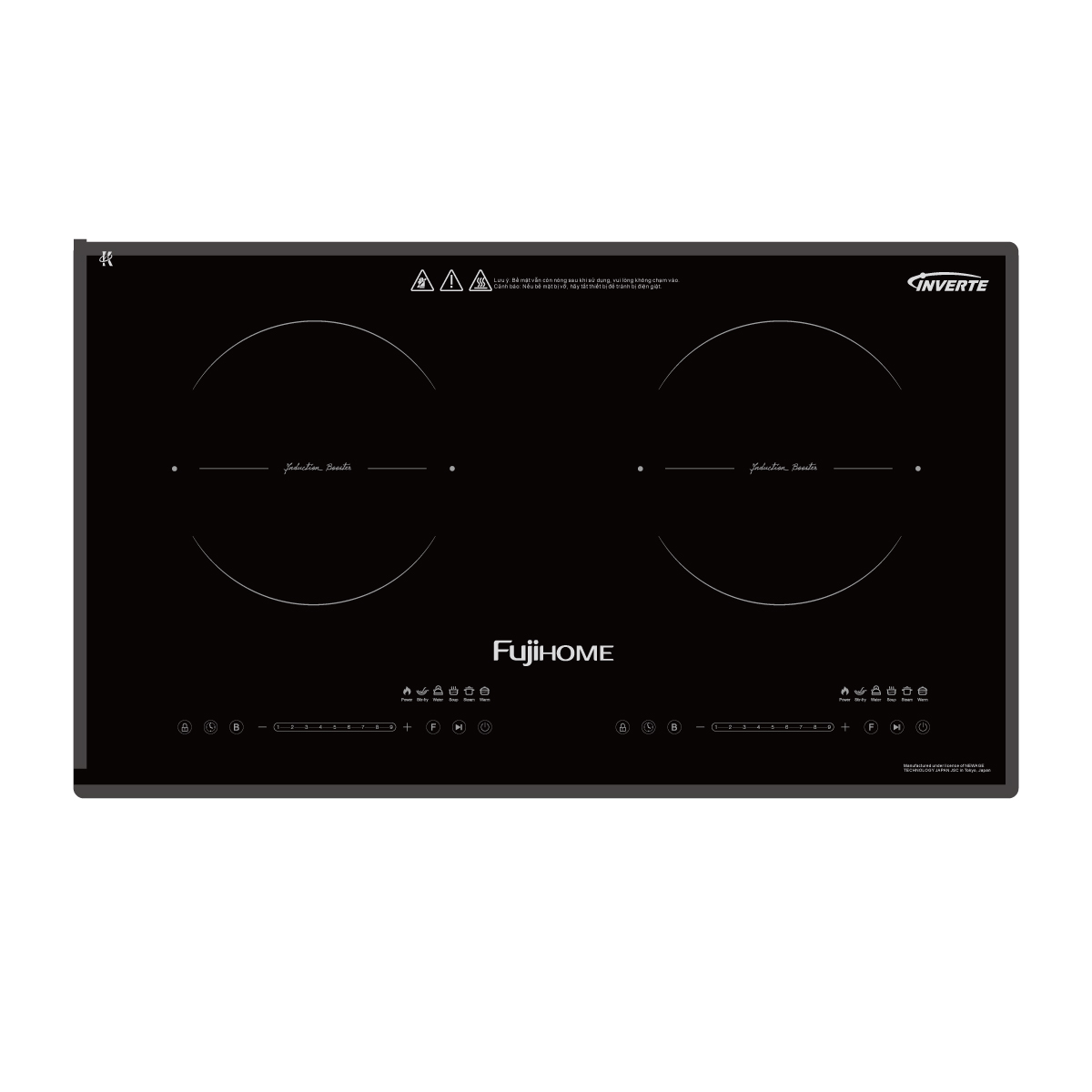 Fujihome IC2623 – bếp từ đôi 3600W biến tần, ninh hầm êm, giữ ấm 3 mức
