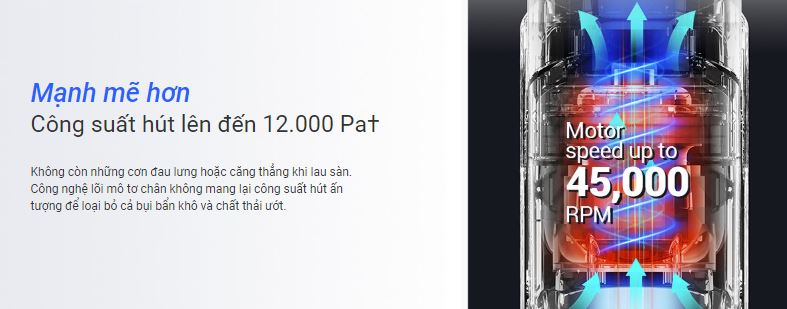 Máy hút bụi không dây thông minh Ezviz RH1 | Hàng chính hãng