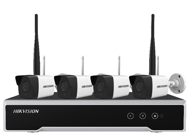 Hikvision  KIT WIFI TRỌN BỘ (4 CAMERA +  1 Đầu ghi) | Hàng chính hãng
