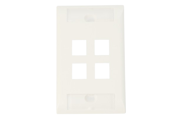 Mặt nạ 4 port Faceplate Kit COMMSCOPE (1-2111011-3) | Hàng chính hãng